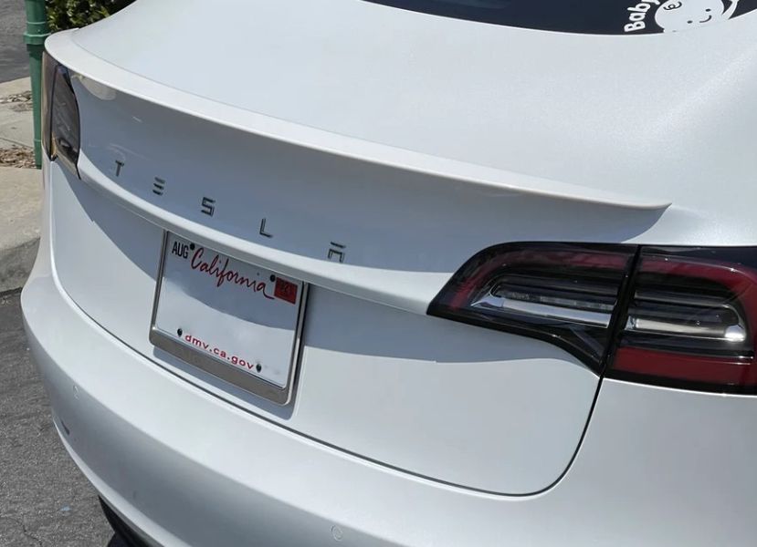 Спойлер Tesla Model 3 2016+ на багажник / ABS-пластик SP00024 фото